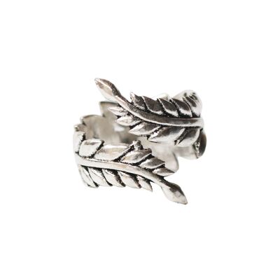 Cesar Crown Ring - Silver