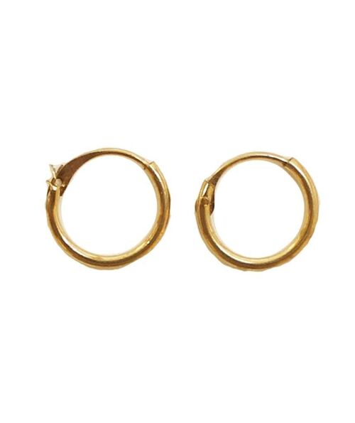 Elegant Hoop Earrings - Gold Small