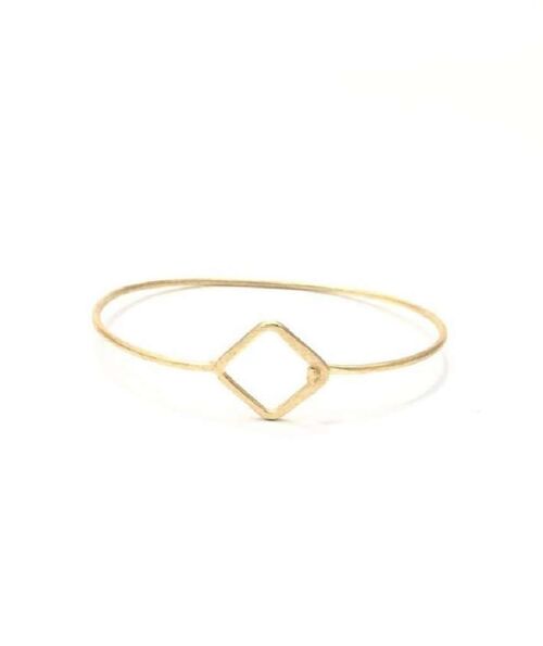 Diamond Bangle Bracelet - Gold