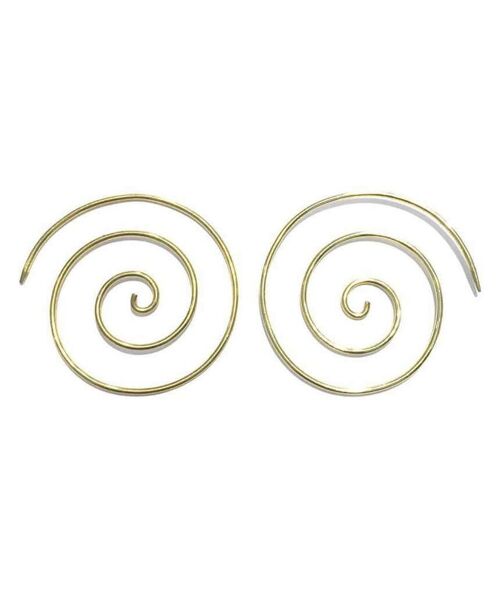 Hypnotise M' Earrings - Gold Small
