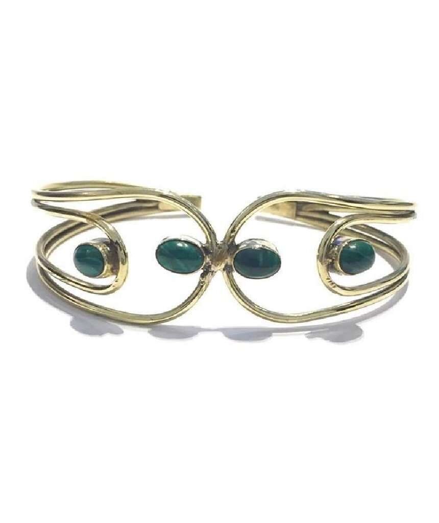 Quadra Stone Armreif - Türkis