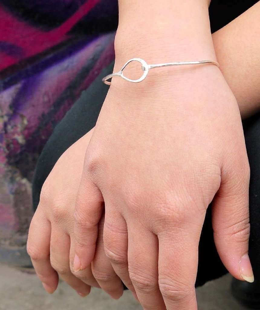 Ovaler Armreif - Gold