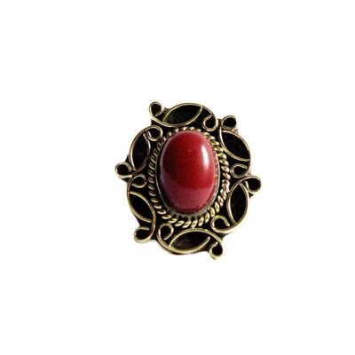 Sensual Stone Ring - Red