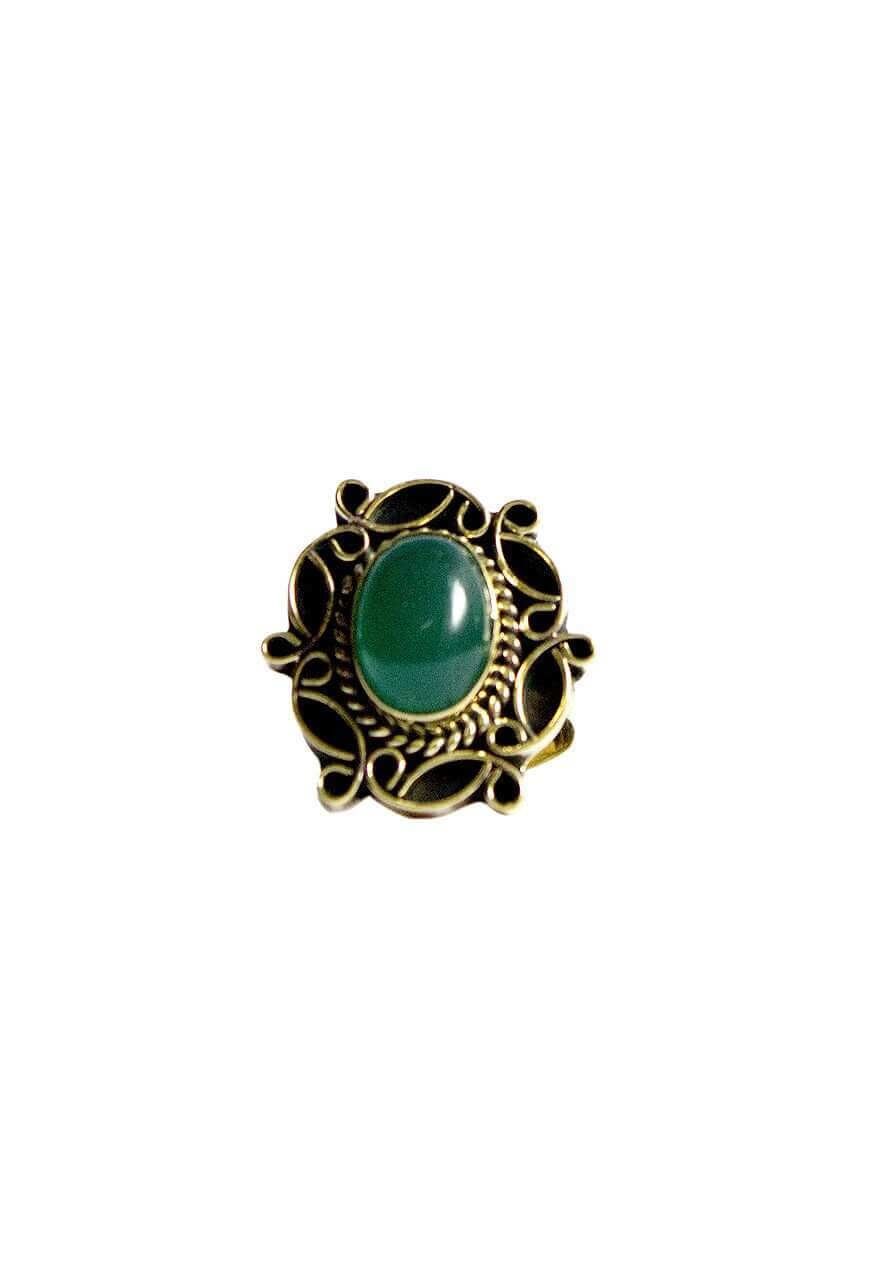 Bague Pierre Sensuelle - Vert