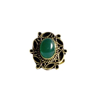 Bague Pierre Sensuelle - Vert