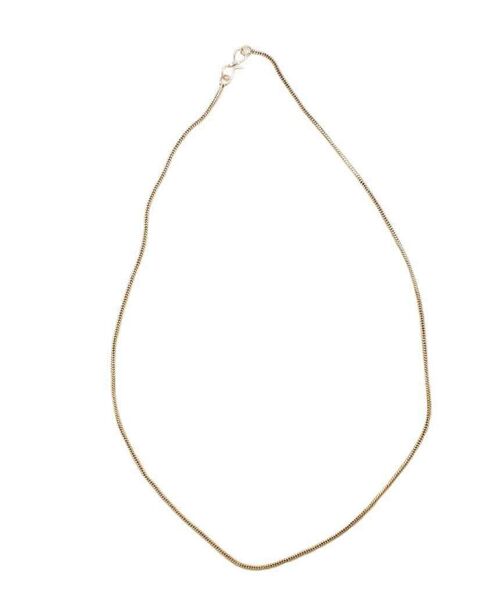 Classic Simple Chain Necklace - Silver Small