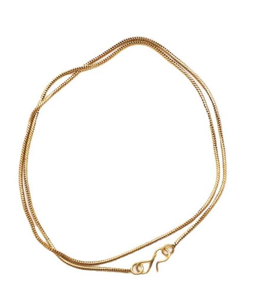 Classic Simple Chain Necklace - Gold Medium