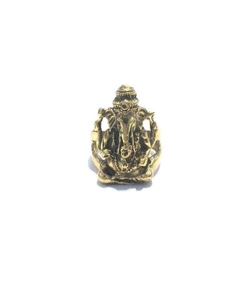Chunky Ganesha Ring - Gold
