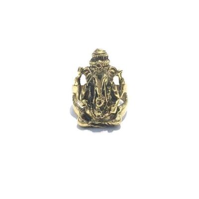 Klobiger Ganesha-Ring - Gold