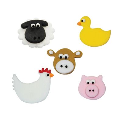 Toppers di Sugarcraft di Farmyard Friends