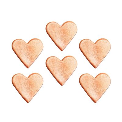 Primeros de Sugarcraft de corazones de oro rosa