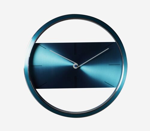 Belt blue 12" clock