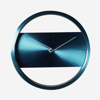 Belt blue 12" clock