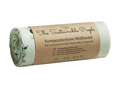 Kompostierbare Müllbeutel 6-8 L
