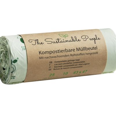 Compostable garbage bags 10L