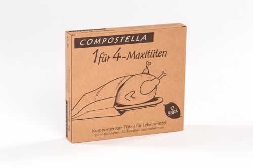 1 for 4 Paper Bags Maxi - Compostella