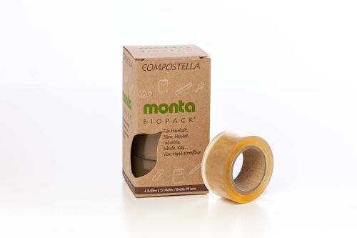 Monta Biopack Adhesive Tape 19 mm Rolls