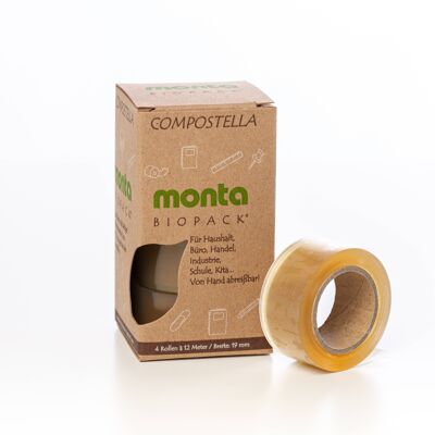 Monta Biopack Adhesive Tape 19mm Rolls