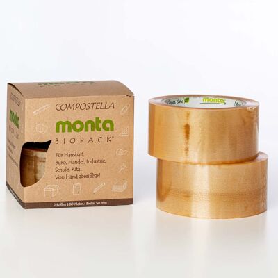 Monta Biopack Adhesive Tape 50mm Rolls