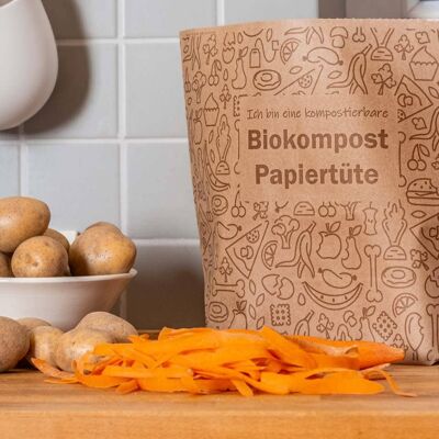 Sacs en papier compost biologique - Compostelle