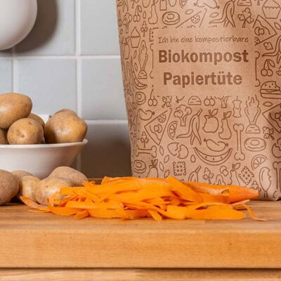 Sacs en papier compost biologique - Compostelle