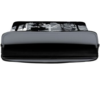 Digittrade LS124-10 Housse de protection design CityLife pour ordinateurs portables et tablettes avec une diagonale d'écran de 25,9 cm (10,2 pouces) blanc-noir 2