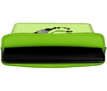 DIGITTRADE LS164-13 Apple Pen Designer Mac Book case 13 pouces en néoprène convenant comme iPad Pro Case 12,9 à 13,3 pouces (33,8 cm) Air sleeve vert pomme 2