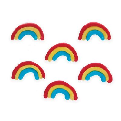 Toppers di Sugarcraft arcobaleno