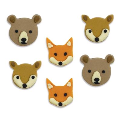 Woodland Animals Sugarcraft Toppers