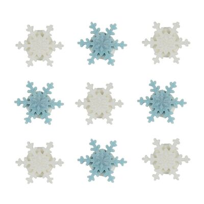 Mini Snowflake Sugarcraft Toppers