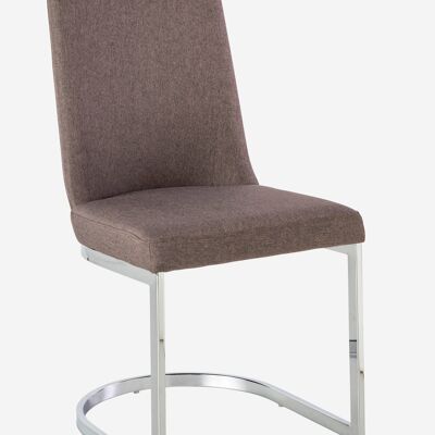 Round gray chair