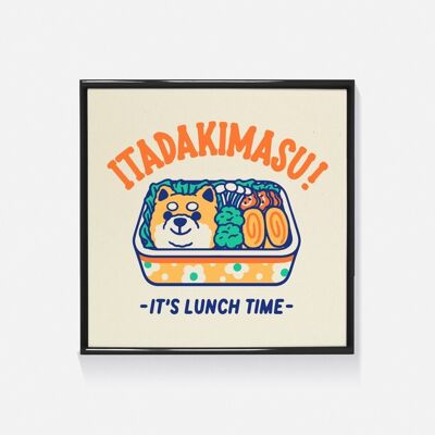 Poster "Itadakimasu" (Silkscreen format 30x30cm)