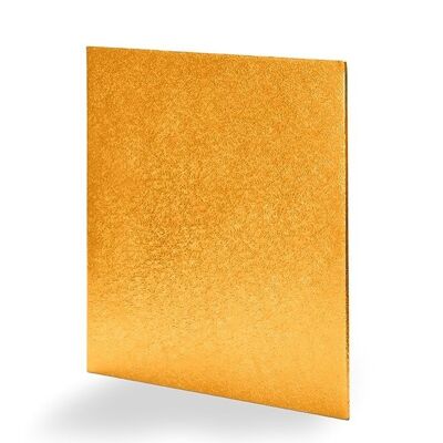 Individually Wrapped Square Cake Board Gold 10in