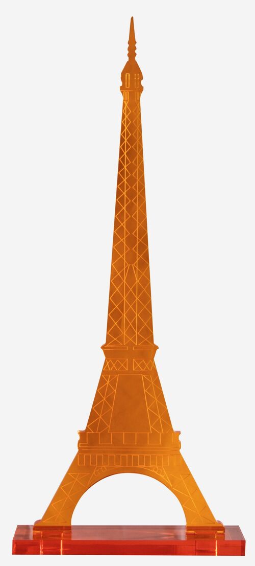 Torre Eiffel naranja