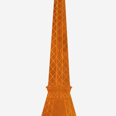 Torre Eiffel naranja