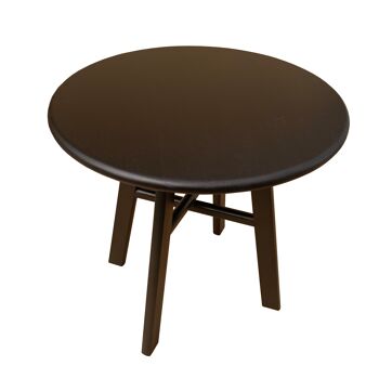 Table d'appoint Luna Chêne noir 4