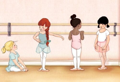 Ballet Class Postcard