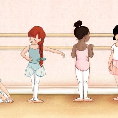 Ballet Class Postcard