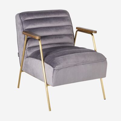 Beverly hills gray armchair