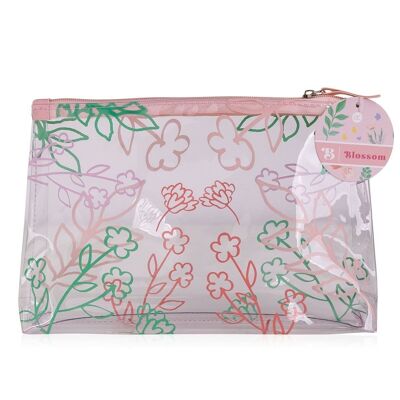 Cosmetic bag BLOSSOM with floral pattern