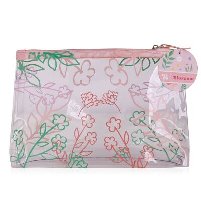 Cosmetic bag BLOSSOM with floral pattern