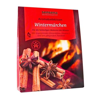 sensena Naturkosmetik Aromabadekissen - Wintermärchen - Pflegender Badezusatz mit kostbaren Essenzen