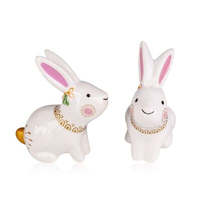 Small Ceramic DREAMY WINTER Bunny (SKU: 3054109)