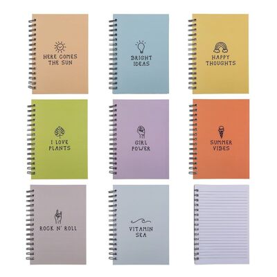 Pastel spiral notebooks