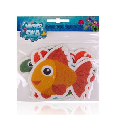 Anti-slip bath sticker UNDER THE SEA in gift box