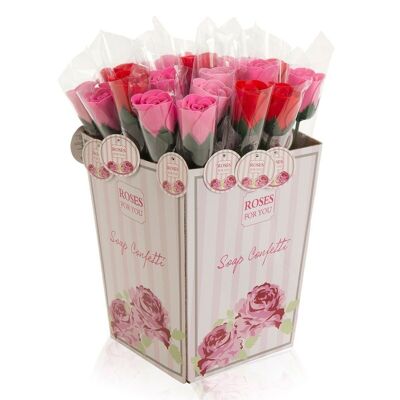 Rose di coriandoli da bagno al profumo di rosa - per San Valentino o la festa della mamma #justforyou