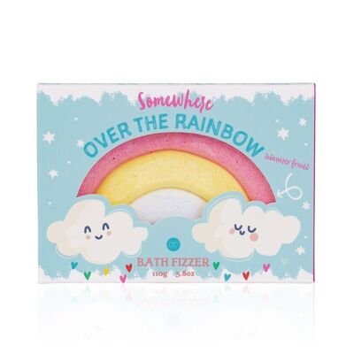 Badefizzer - boule de bain / bombe de bain OVER THE RAINBOW en forme d'arc-en-ciel