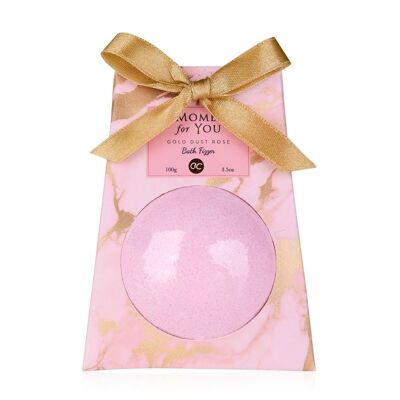 Badefizzer bath ball / bath bomb A MOMENT FOR YOU in a gift box