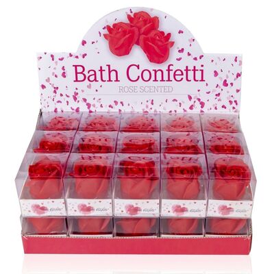 Coriandoli da bagno ROSA in confezione regalo