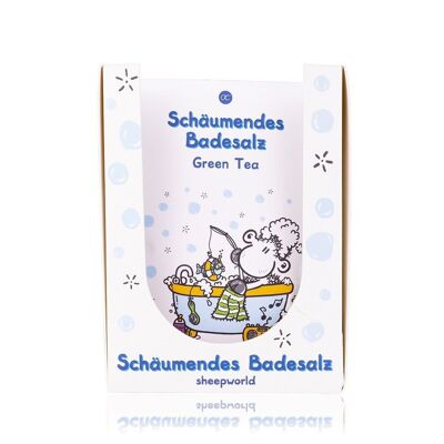 SHEEPWORLD foaming bath salts in a gift pouch